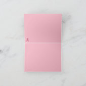 Carte à ruban rose (Intérieur)