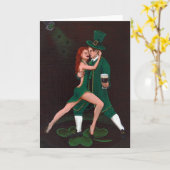 Carte "A Shamrockin' Tango" (Fleur jaune)