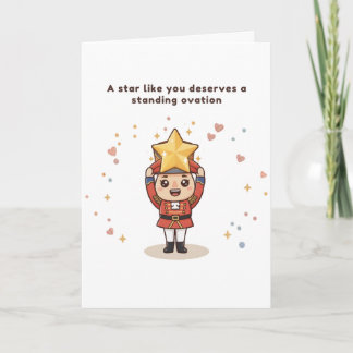 Carte A Star Like You Nutcracker Card by Puchi Dōshi