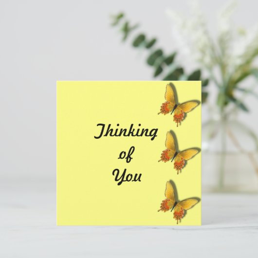 Carte À tes pensées (Debout devant)