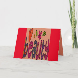 Carte à thème beauté pour toutes les occasions