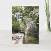 Carte à thème Canal. Vide pour ton propre message. (Devant)