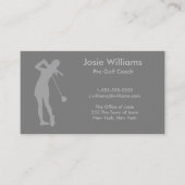 Carte à thème de golf - Dames (Devant)