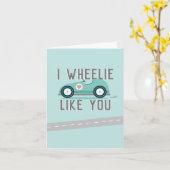 Carte à thème de la Saint Valentin (Fleur jaune)