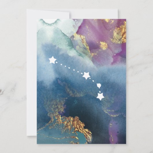 Carte à thème de l'indicateur de table Aries Celes (Dos)