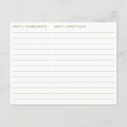 Carte à thème Thé vert Matcha à double face (Dos)