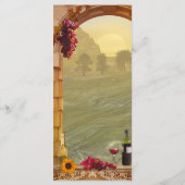 Carte à thème Vignoble ou vin (Dos)