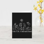 Carte A Thrill Of Hope The Weary World Rejoices Merry Xm (Fleur jaune)