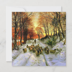 Carte À travers le calme et l'air gelé, les beaux-arts