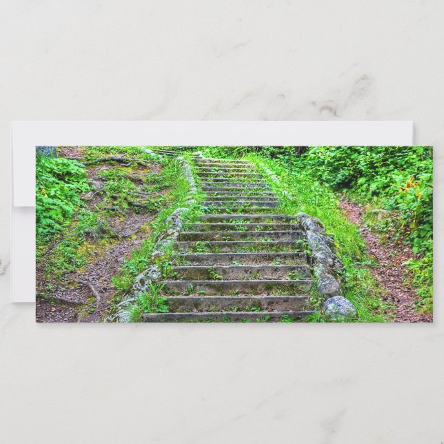 Carte À travers le vert (Devant)