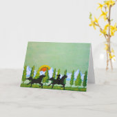 Carte À travers les champs (Fleur jaune)