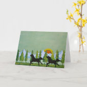 Carte À travers les champs (Fleur jaune)