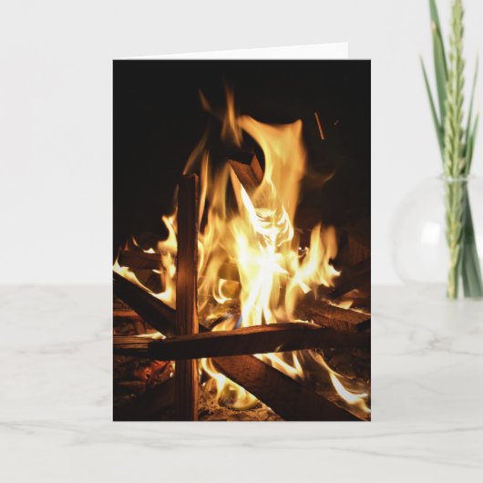 Carte A travers les flammes (Devant)