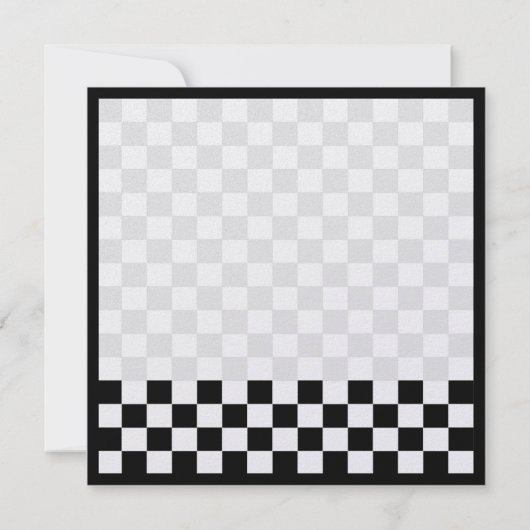 Carte À travers l'invitation Keyhole (Dos)