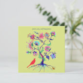 Carte A tree of life (Debout devant)