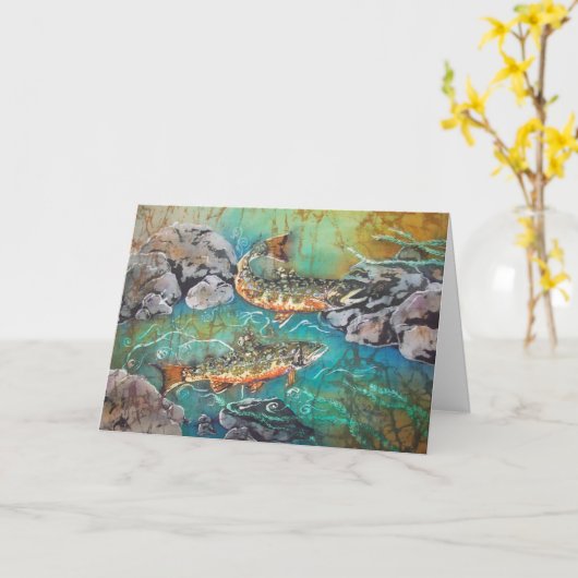 Carte à truites (Fleur jaune)