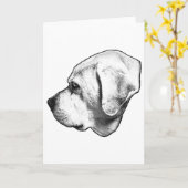 Carte À un ami qui écoute (Fleur jaune)