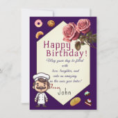 Carte À un chef pâtissier (Devant)