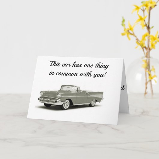 CARTE À UN ***DAD AVEC CLASSE*** SUR ***FÊTE DES PÈRES** (Fleur jaune)