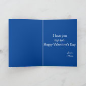 Carte À un fils pour la Saint-Valentin Tigre (Intérieur)