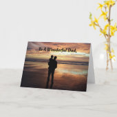 Carte À Un Père Merveilleux (Fleur jaune)