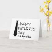 CARTE À UN "PÈRE SPÉCIAL" SUR LA FÊTE DES PÈRES (Fleur jaune)