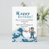 Carte À un plombier  (Debout devant)