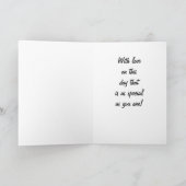 CARTE À UNE DAME SPÉCIALE LE JOUR DE LA MÈRE (Intérieur)