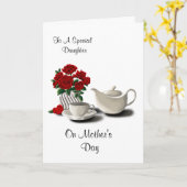 Carte À une fille spéciale "le jour de la fête des mères (Fleur jaune)