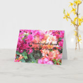 Carte À une maman merveilleuse... (Fleur jaune)