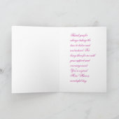 Carte À une mère merveilleuse (Intérieur)