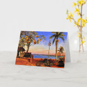 Carte A View in the Bahamas, Albert Bierstadt, (Fleur jaune)