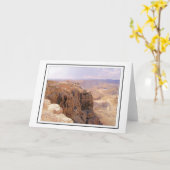 Carte A view of Masada (Fleur jaune)