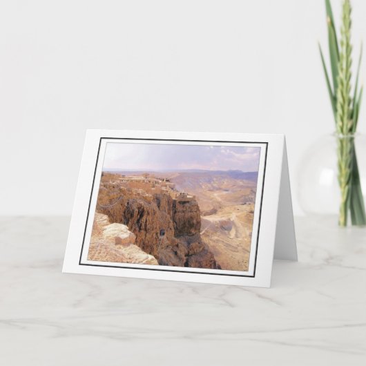 Carte A view of Masada (Devant)