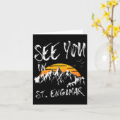 Carte A Voir À St. Englmar Allemagne Vacances Ski 1 (Fleur jaune)