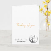 Carte À vos pensées (Fleur jaune)