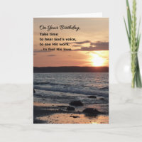 À Votre Anniversaire, Prenez Le Temps...Religieux