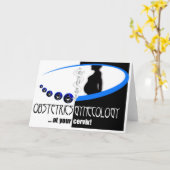 CARTE À VOTRE CERVIX - OB / GYN (HUMOUR GYNECOLOGISTE) (Fleur jaune)