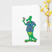 Carte À votre santé ! (Fleur jaune)