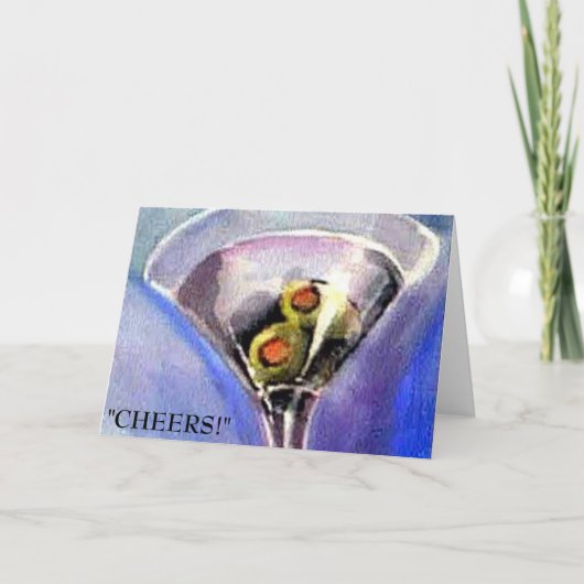 Carte "À VOTRE SANTÉ!" de Karen J. Layer (Devant)