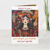 Carte À votre santé ! Journée internationale des femmes  (Devant)