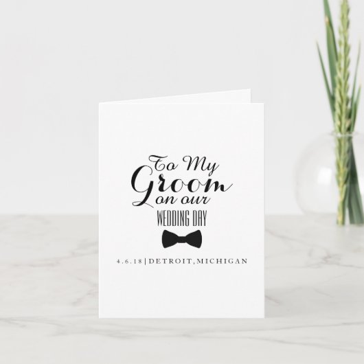 Carte | À vous le jour de mariage (Devant)