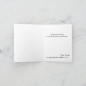 Carte | À vous le jour de mariage (Intérieur)