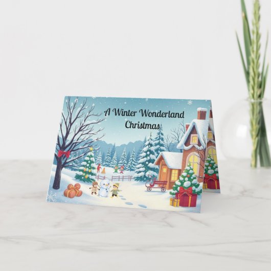 Carte A Winter Wonderland Christmas (Devant)