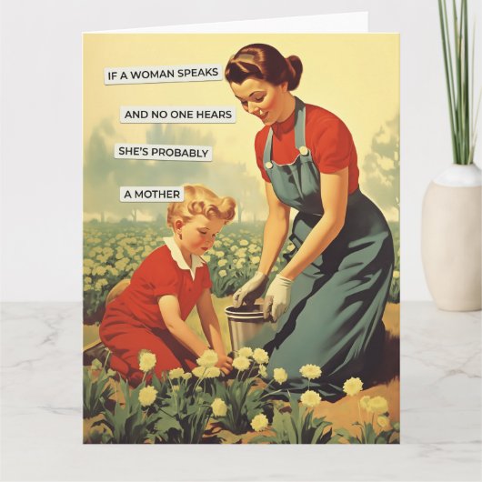 CARTE A WOMAN SPEAKS (Devant)