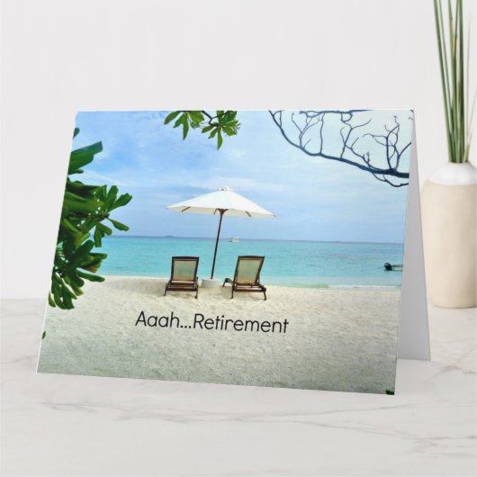 Carte Aaah...Retraite (Devant)