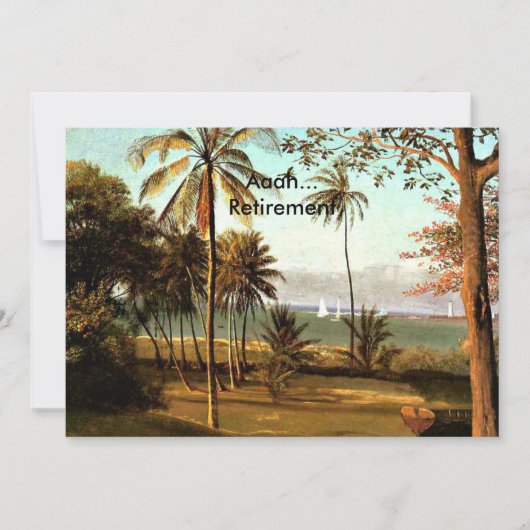 Carte Aaah...Retraite, Scène Floride (Devant)