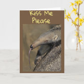 CARTE AARDVARK VA "T'AIMER JAMAIS" M'EMBRASSER ! (Fleur jaune)