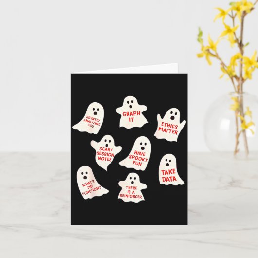 Carte Aba Halloween Behavior Fall Applied Behavior Ysis  (Fleur jaune)