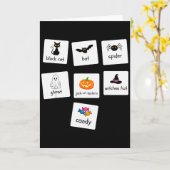 Carte Aba Halloween Special Education Teacher Behavior Y (Fleur jaune)